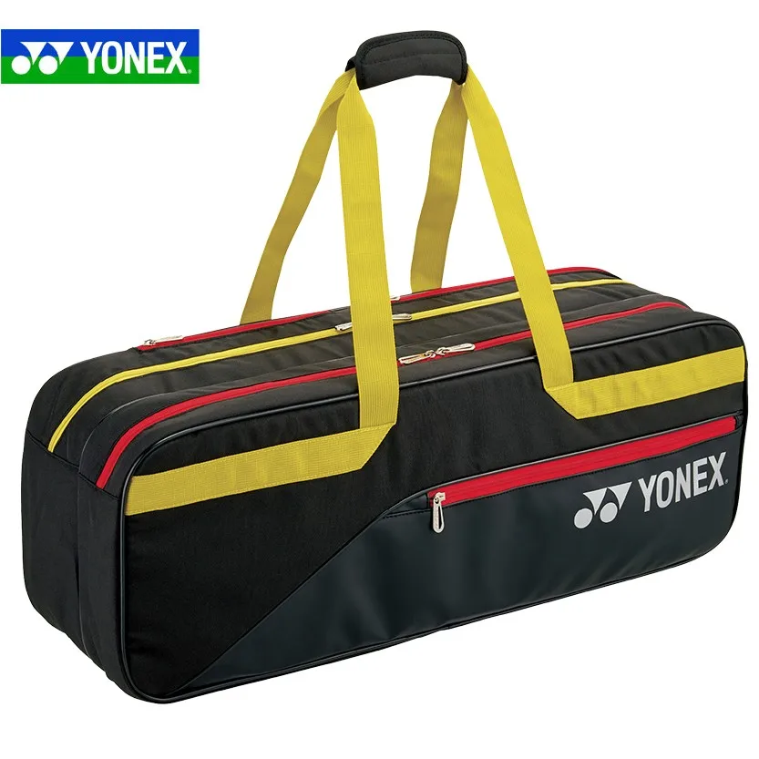 Original YONEX 6-10 Pcs Badminton Tennis Shoulder Bag Sport Large Badminton Rackets Backpack with Independent Shoes Compartment