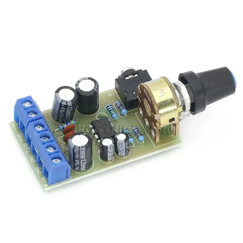 Фото Плата усилителя TDA2822 TDA2822M, 2.0-канальный стереофонический мини-аудиоусилитель с питанием 1.8-12В и потенциометром 50 кОм №1