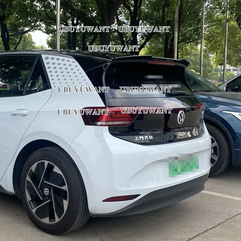 Задний спойлер на крышу из материала ABS крылья для Volkswagen ID.3 Pro ID3 S 2020-2023 Стайлинг