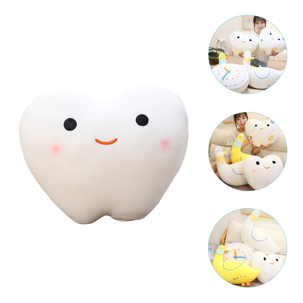 

Stuffed Couch Pillow Tooth Fairy Pillow Cartoon Plushies Tooth Throw Pillow Plush Throw Pillow Stuffed Tooth