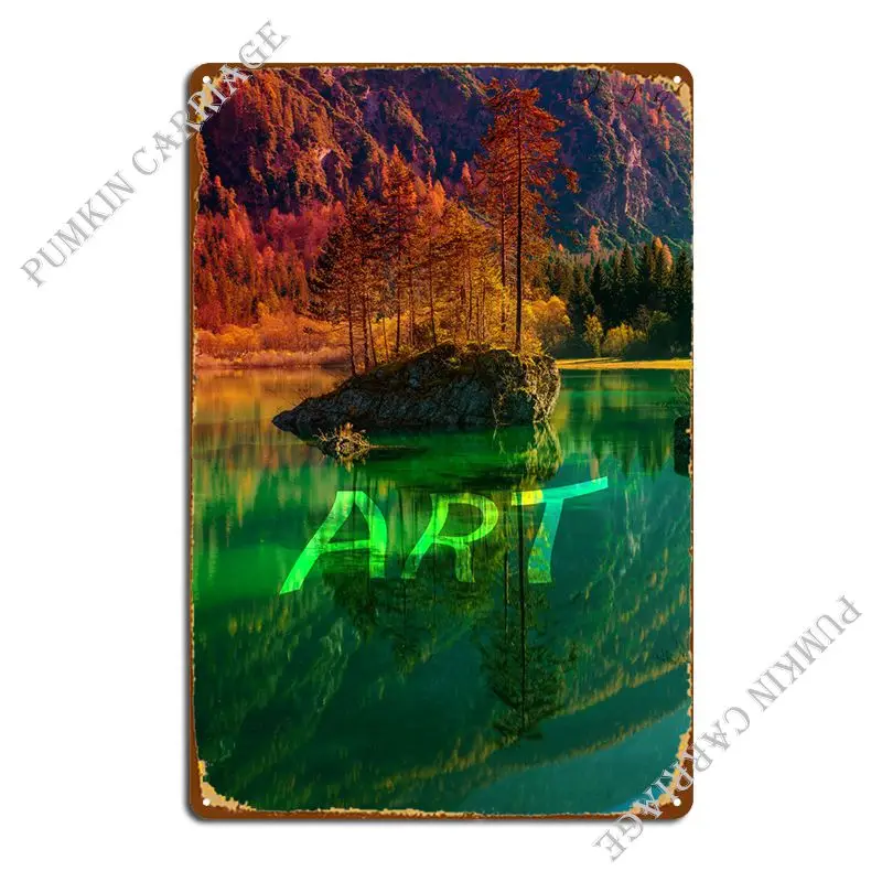 

Островное искусство металлические знаки Настенный декор домашний Настенный декор жестяной знак плакат