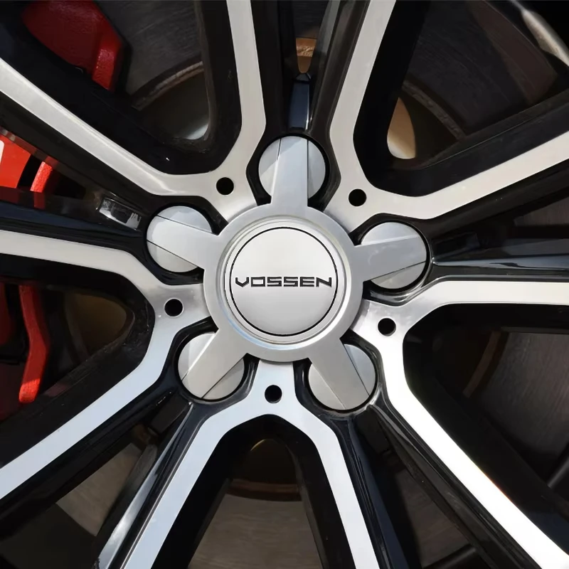 4 шт. 56 + 60 мм эмблема Vossen универсальная фотовспышка обода колпачки Наклейка