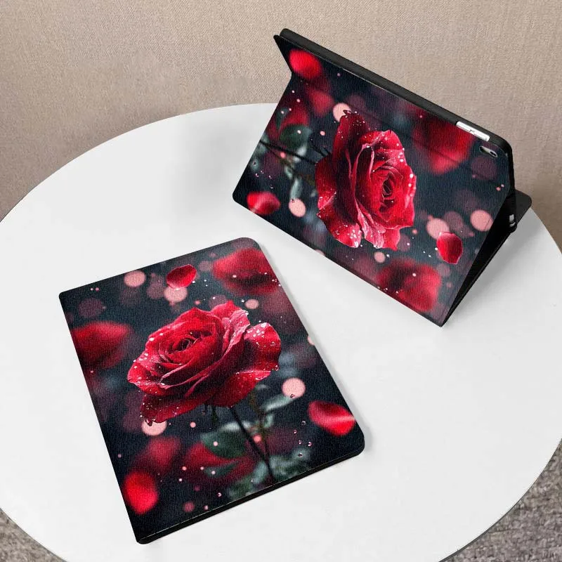 Фото Популярный чехол с красными розами для Huawei Honor Tab Magic Pad GT 6 X9 X8A X8 V8 V7 9 8 2 3 13,3 10 Pro Inch Tablet Case №2
