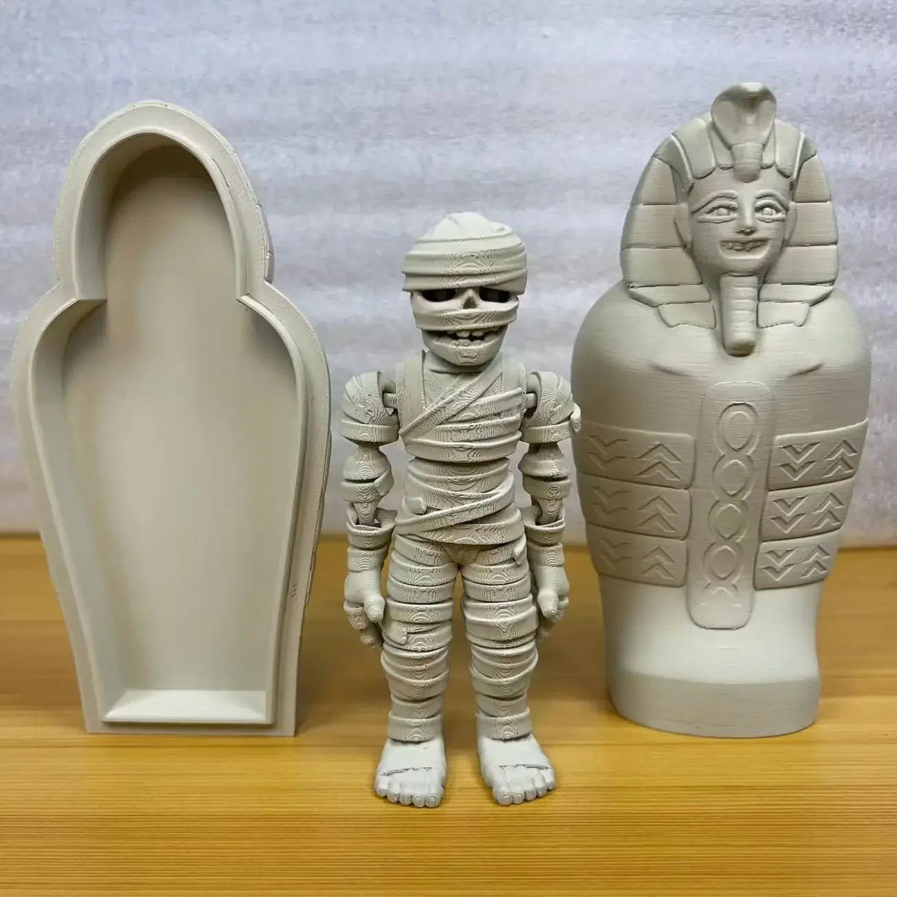 

3D печатная фигурка мумии, реалистичная коллекционная статуя, уникальный домашний декор, подарок, египетский фараон, украшение для гостиной