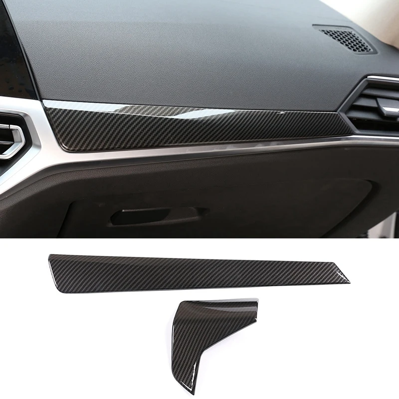 For BMW 3 Series G20 G21 G28 2019 2020 Carbon Fiber Central Control Dashboard Panel Cover Trim Car Styling