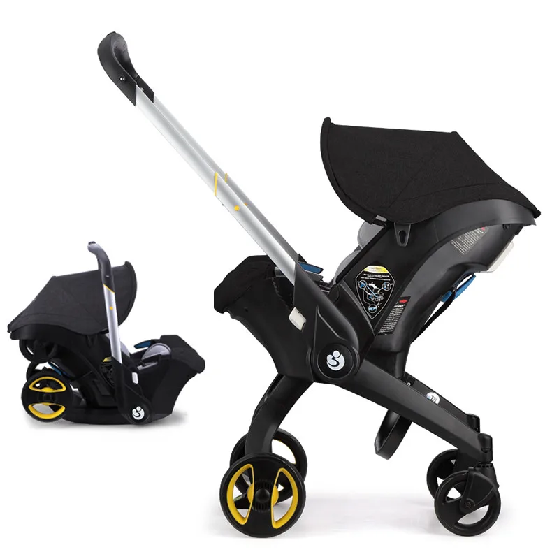 

4 In1 Multifunctional Car Seat Stroller Baby Carriage Basket Portable Travel System Stroller Safety Seat for 0-3 Years