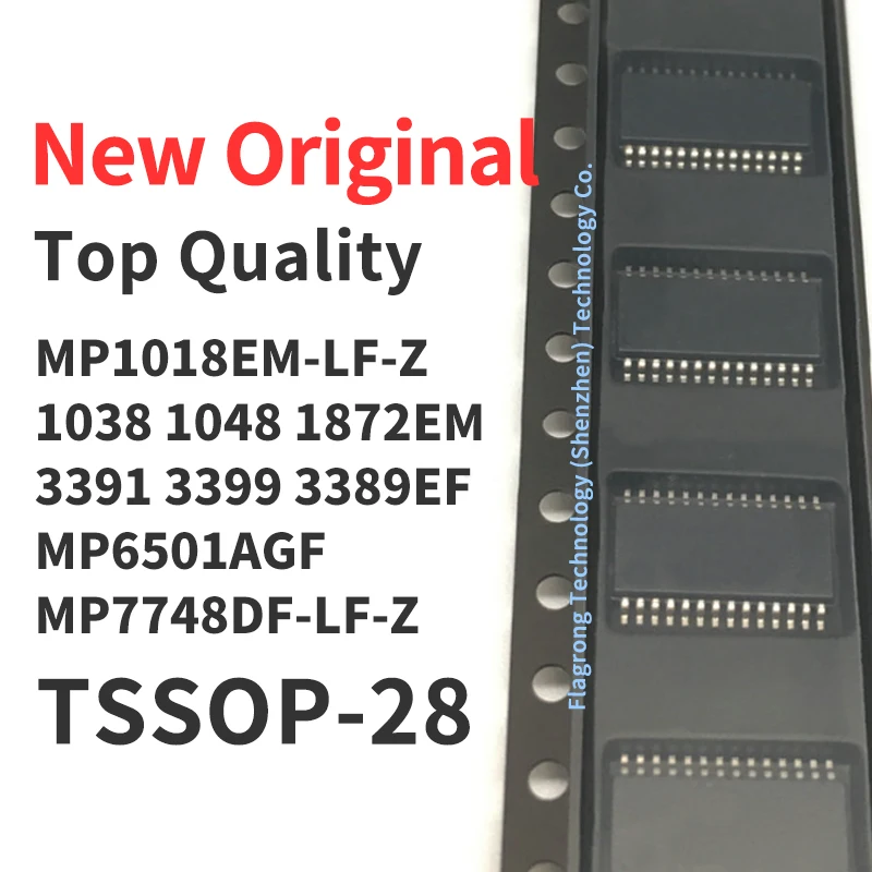 

10 PCS MP1018EM MP1038EM MP1048EM MP1872EM MP3391EF MP3399EF MP3389EF MP6501AGF MP7748DF-LF-Z TSSOP Chip IC New Original