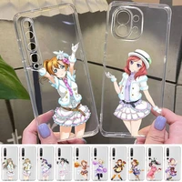 fhnblj love live school idol diary phone case for samsung s20 ultra s30 for redmi 8 for xiaomi note10 for huawei y6 y5 cover
