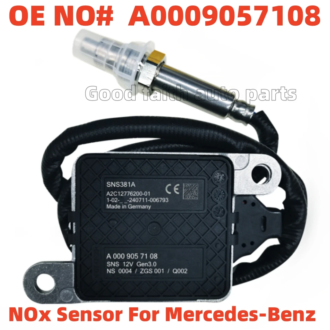 A0009057108 Оригинальный Новый азотный датчик кислорода NOx 12 В для Mercedes-Benz E-CLASS W213 E220D C238