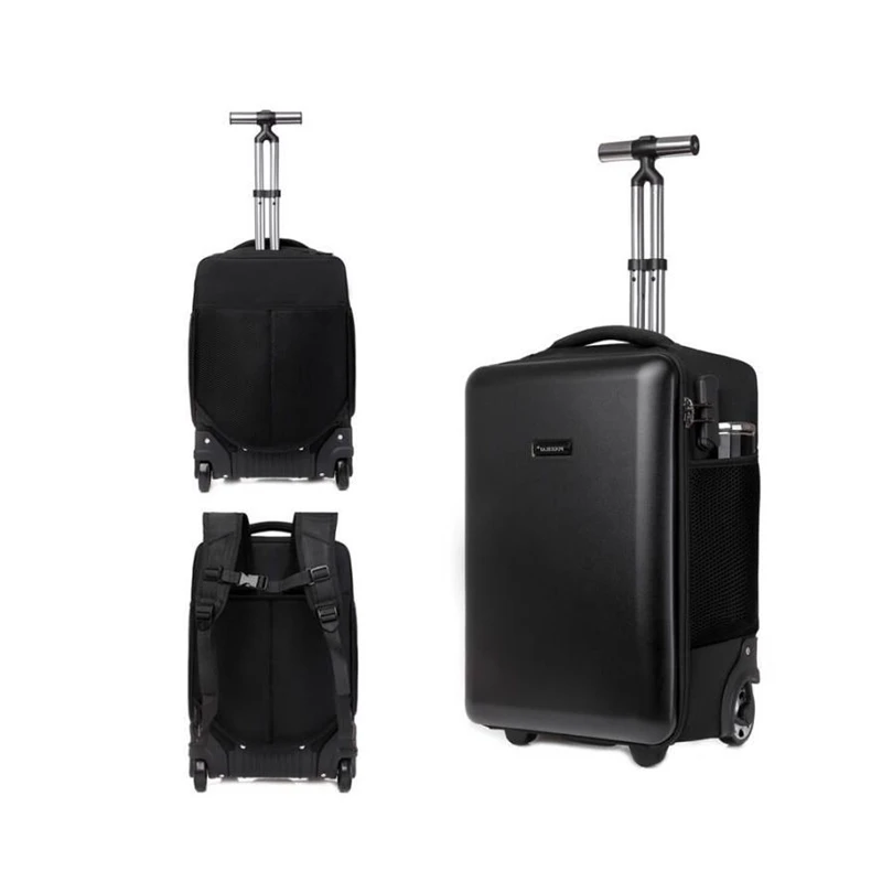 

Women travel trolley bag Luggage Suitcase Business unisex carry on hand Luggage bag On Wheels Rolling backpack baggage suitcases