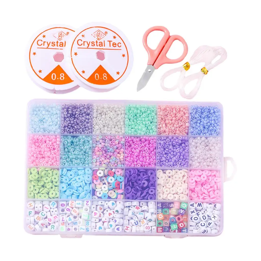 

Beads Set Spacer Beads Different Round Accessories for Children