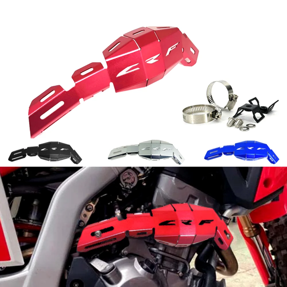 

CRF LOGO MOTORCYCLE POWER BOMB Exhaust Pipe Heat Cover Guard Accessories For Honda CRF300L CRF 300 L 2019-2022