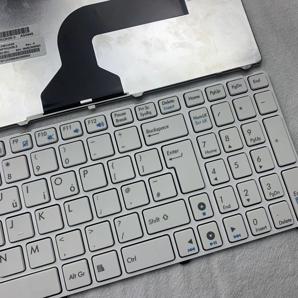 Клавиатура для ноутбука Asus K52 K52F K52DE K52J K52N K52JC K52JE G60 G51 G53 K53S G72J G72JH G73 с британской