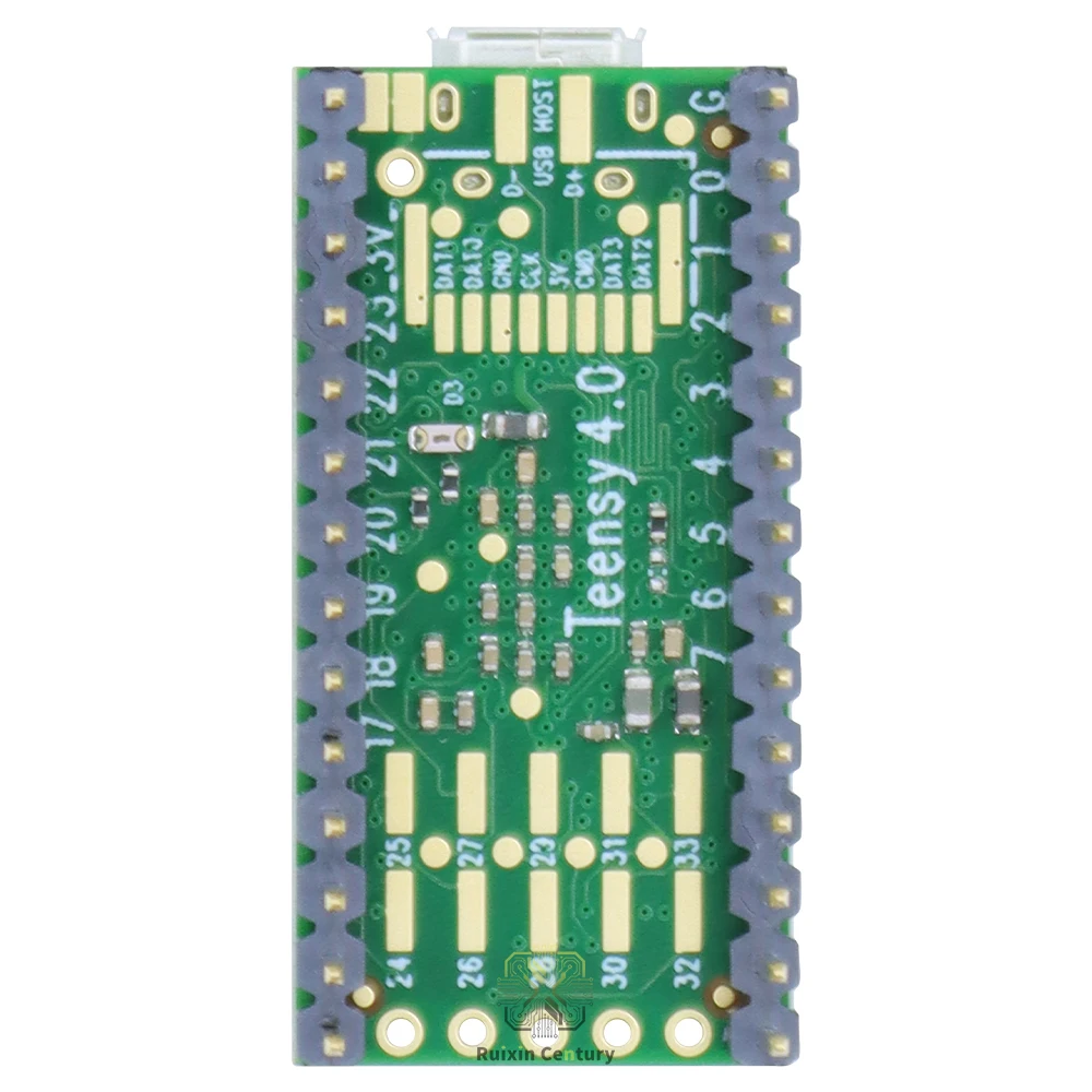 Фото Плата разработки Teensy 4.0 DEV-16997 с микроконтроллером NXP iMXRT1062 600 МГц ARM Cortex-M7, 1 МБ ОЗУ, 2 МБ Flash, оригинальная №2
