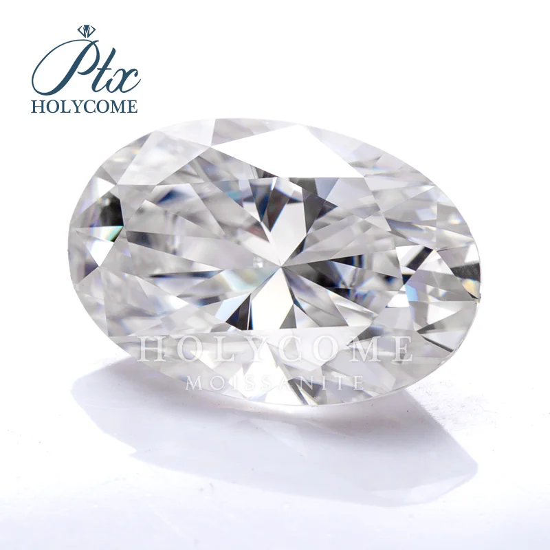 Holycome Certificated Moissanite DEF VVS1 Hot Sale Oval Brilliant Cut Factory Price Loose Supplier GRA Grobal |