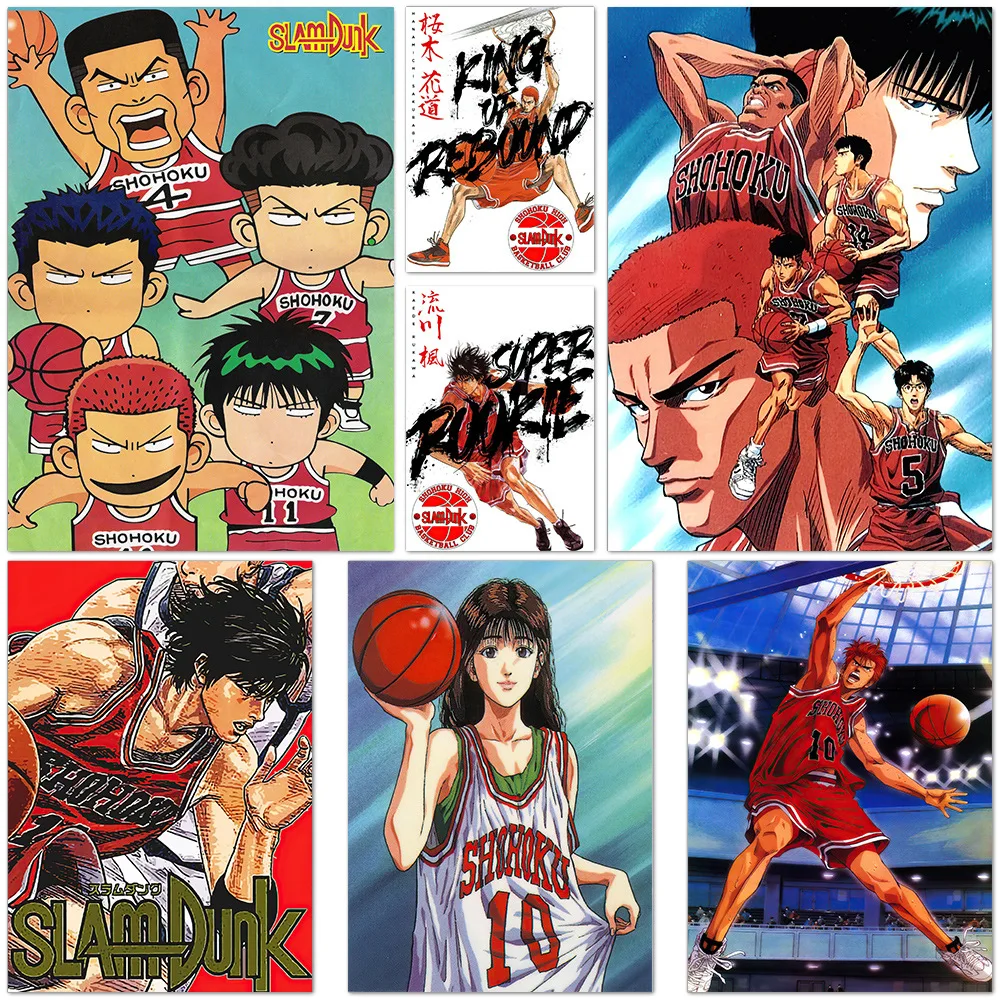 Декоративная живопись Slam Dunk Master, анимационная роспись, плакат рукава каэд ханамичи сакураги мицуй хисси, подарок на день рождения