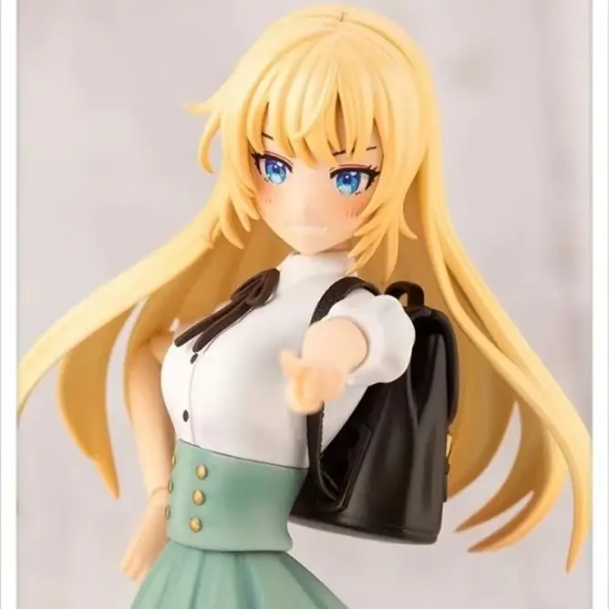 Фото В наличии: Оригинальная коллекционная фигурка Kotobukiya Saeki Ritsuka из ПВХ, 16 см, персонаж аниме, для демонстрации, Sousai Shojo Teie, декор для рабочего стола, подарок №1