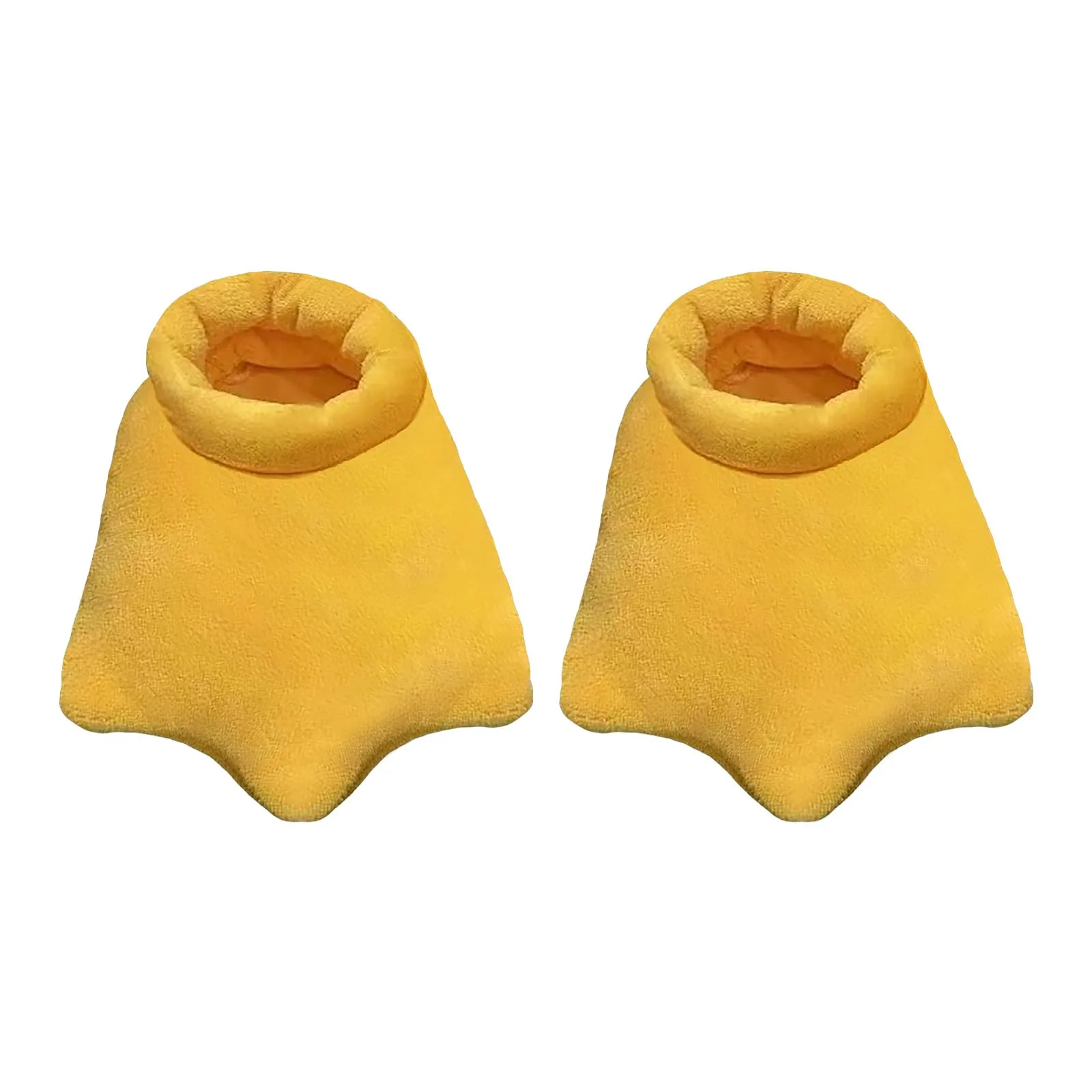 Плюшевые тапочки с мягкой уткой цвет в ассортименте