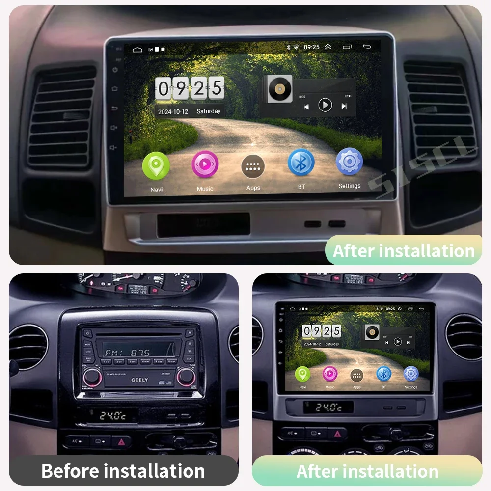 Для Toyota VIOS 2004-2006 Автомобильный радиоприемник с GPS-навигацией мультимедийный