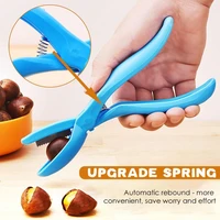 chestnut clip chestnut peeler scissors kitchen nut tool ergonomic chestnut tongs practical tool for peeling
