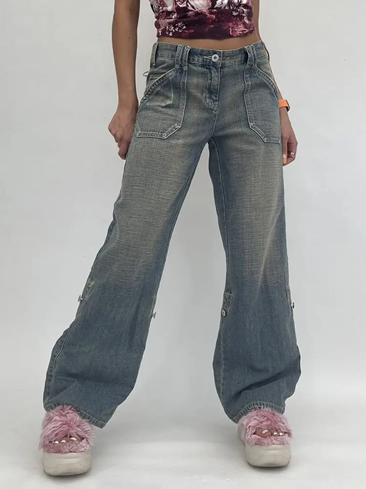

Women's Casual Jeans Spring And Autumn Women's Straight Pants