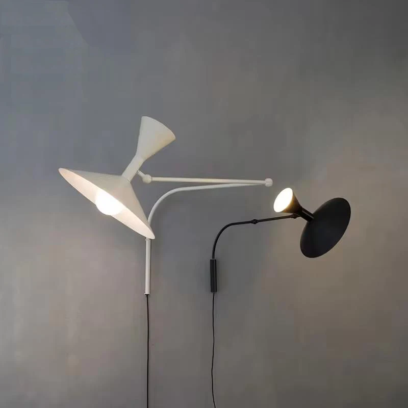 Креативный регулируемый настенный светильник промышленного дизайна