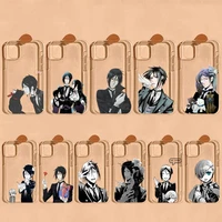 maiyaca black butler phone case for iphone 11 12 13 mini pro xs max 8 7 6 6s plus x 5s se 2020 xr clear case