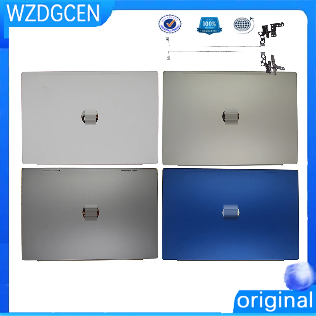 

NEW Laptop LCD Lid Back Cover For HP Pavilion 15-CW 15-CS TPN-Q208 TPN-Q210 Top A Case Shell Gray Golden Blue White Hinges