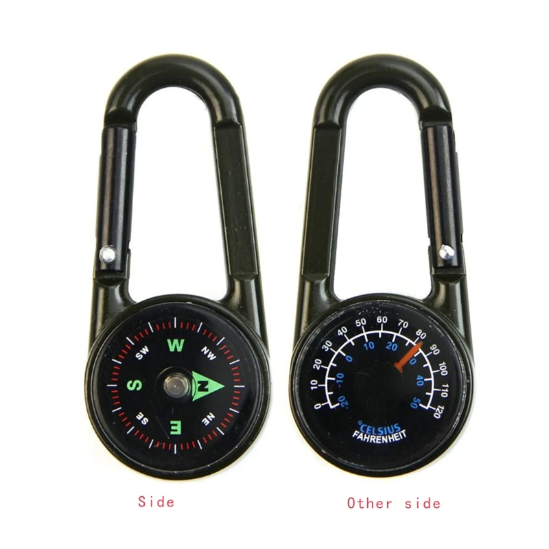 Компас n w. Компас на карабине. Silva small Compass Thermo with Carabiner.