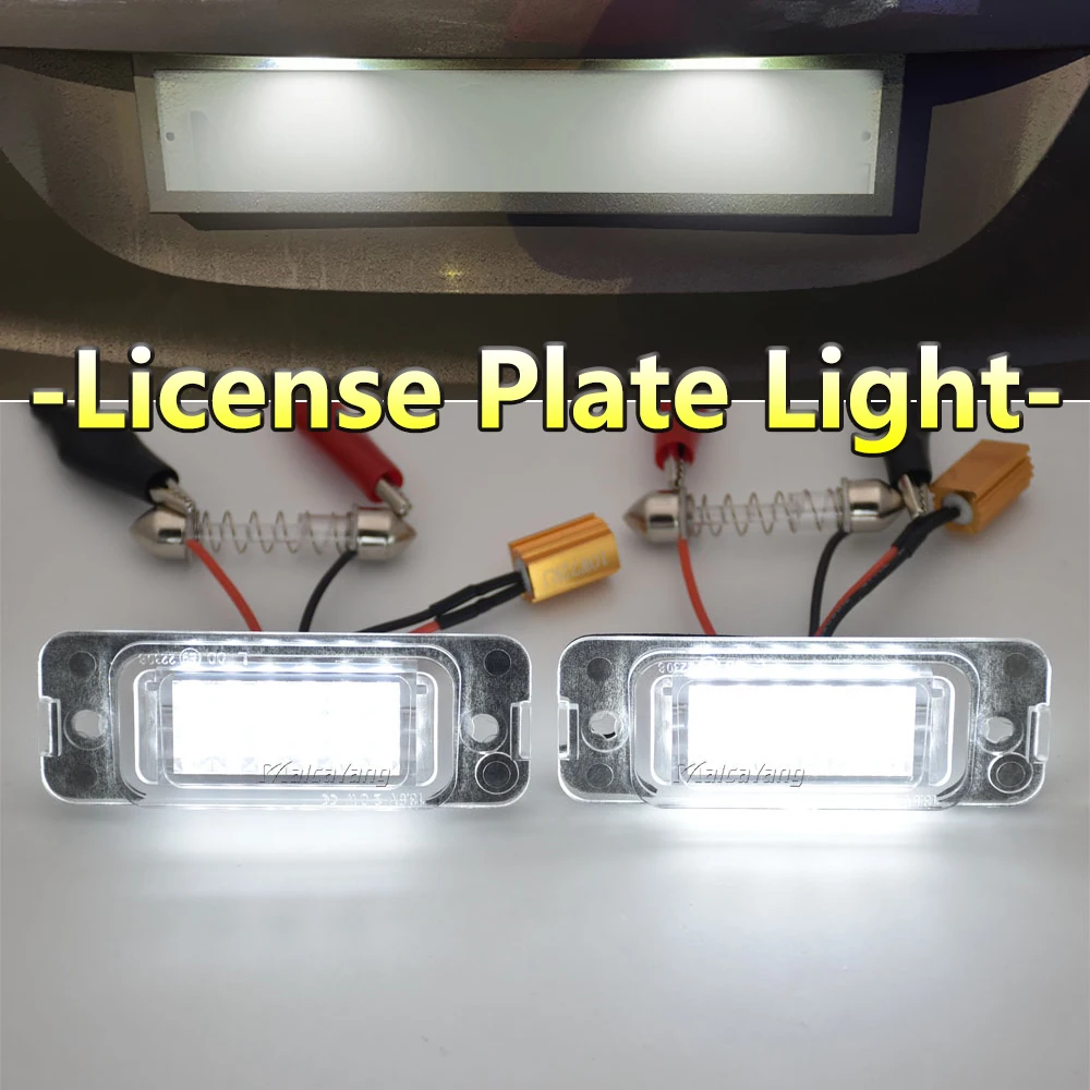 

Car Led License Plate Lights Number Plate Lamp For Mercedes Benz R-Class W251 ML-Class W164 GL-Class X164 2005 2006 2007-2012
