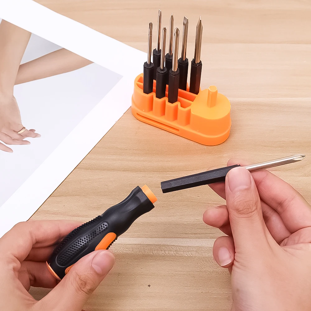 Набор отверток 8 в 1 с магнитными насадками Phillips