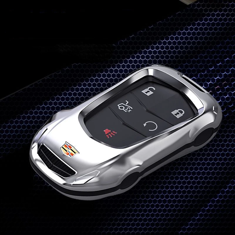 

For Cadillac CT4 CT5 CT6 XTS XT6 XT5 XT4 ABS Car Key Protection Shell Cartoon Smart Remote Key Cover Car Accessories