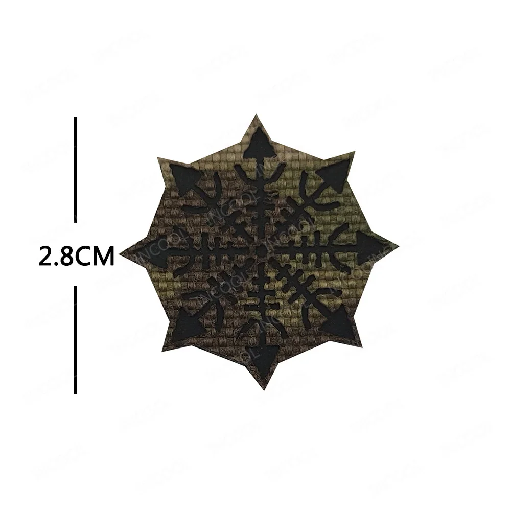 Светоотражающие нашивки для самолета компаса викингов светящиеся в темноте на