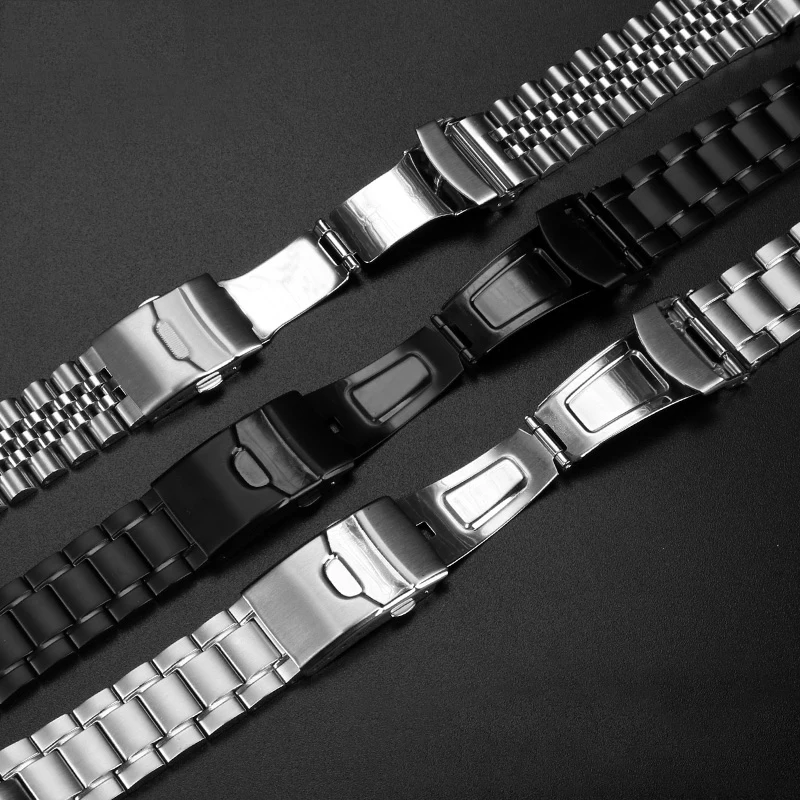 22MM Silver Stainless Steel Watchband For Seiko Abalone Turtle Diving Watch SRPE99K1 Strap773srp774srp777 Men's Wristband Access