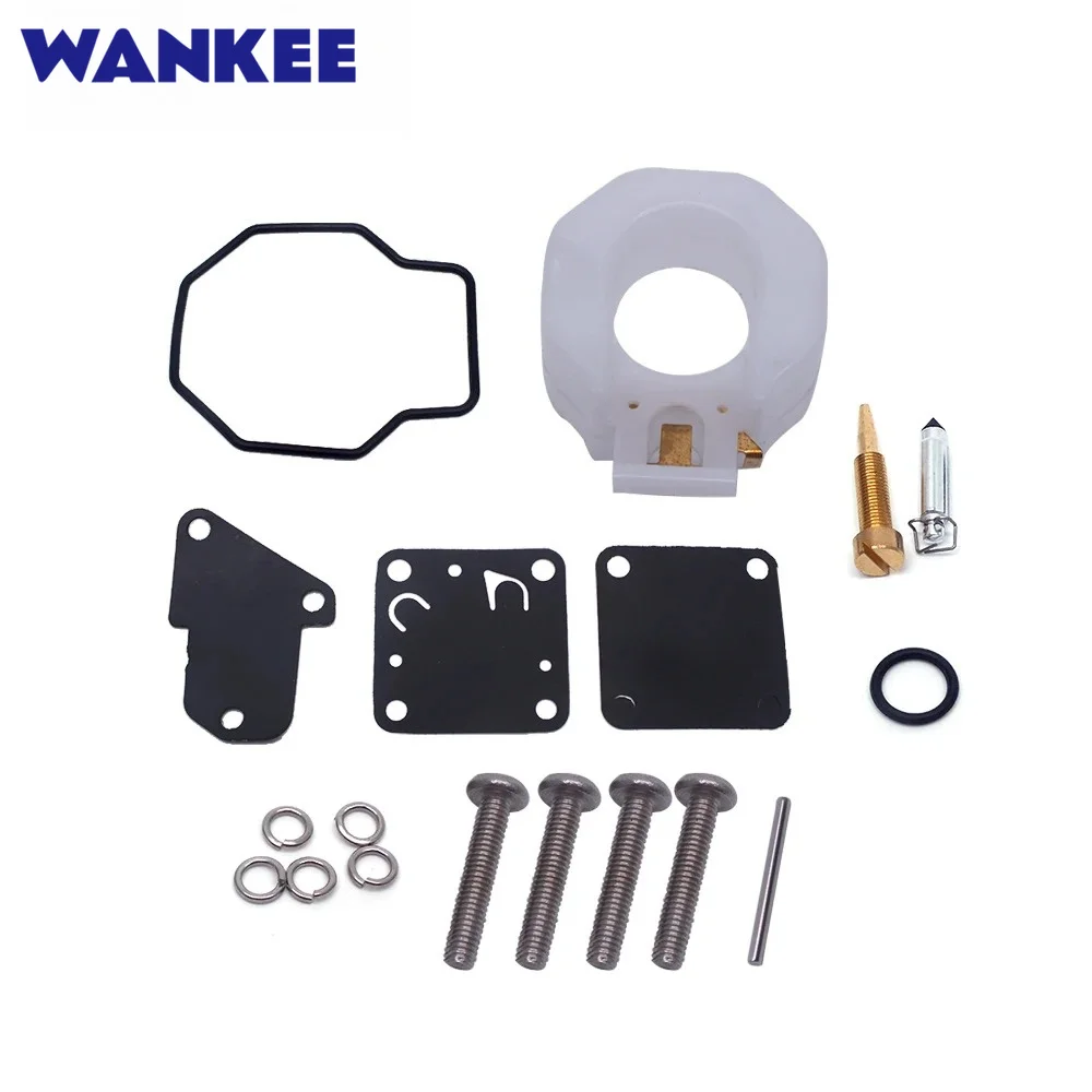 Ремонтный комплект карбюратора Wankee 6E0-W0093 для лодочных моторов Yamaha 4HP 5HP, 2-тактный, 6E0-W0093-00 (art.: 3920dc67a9b86) - 3920dc67a9b86