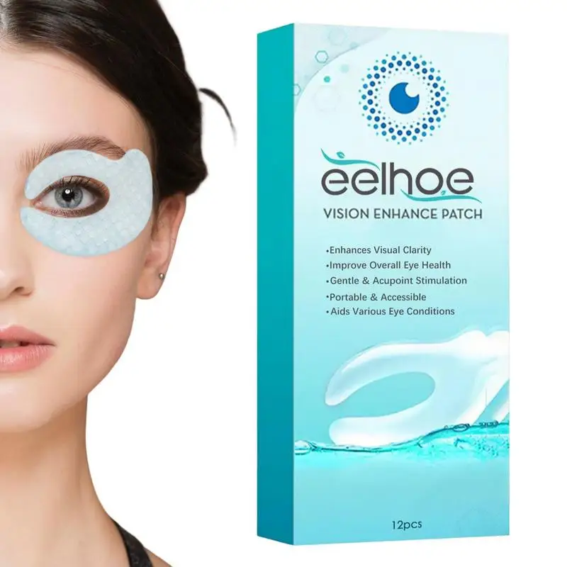 

Hydrating Eye Patch Hydrating Gel Eye Pad Moisturizing 12PCS Plant Extracts Natural Eye Care Products Portable For Adults