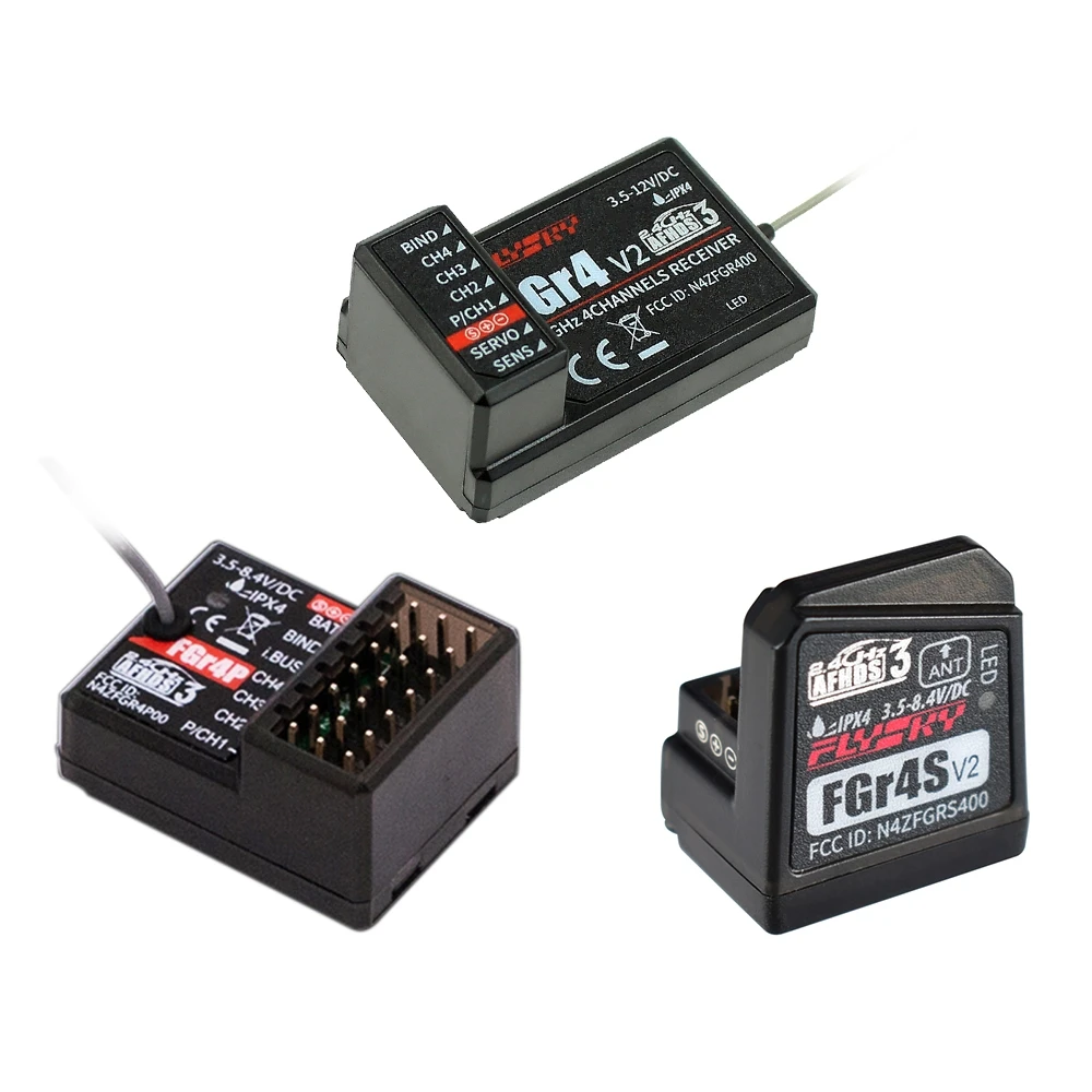 Приемник с одной антенной Flysky FGR4 FGR4S FGR4P AFHDS 3 PPM/IBUS/PWM для Flysky