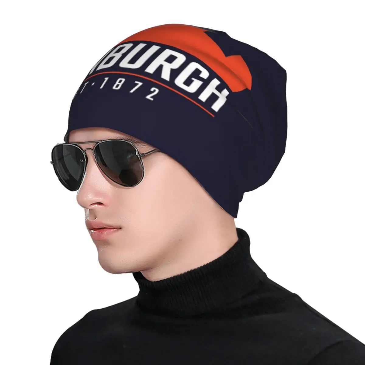 Теплая вязаная шапка с логотипом The Edinburgh Rugby модная шапка-капот осенне-зимние