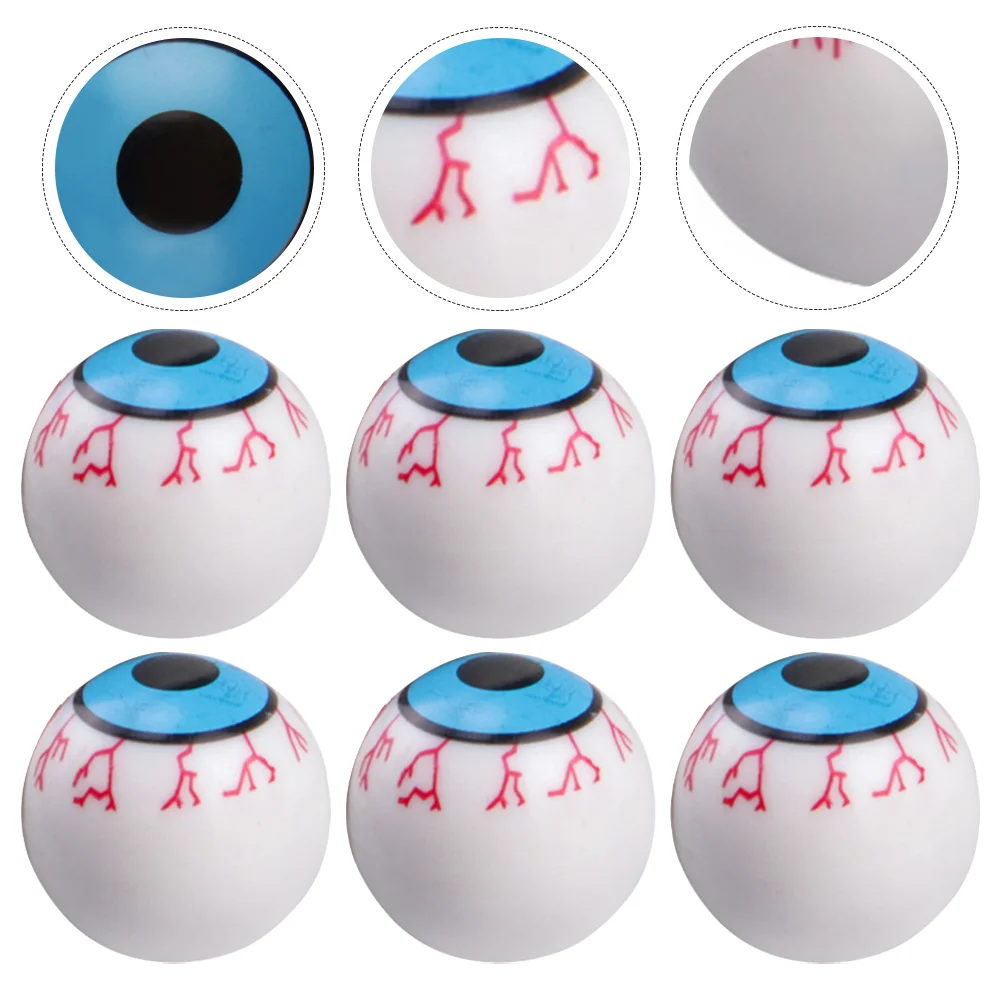 

6 Pcs Eyeball Valves Caps Tyre Air Nozzle Covers Tire Decor Car Wheels Automobile Tires Creative