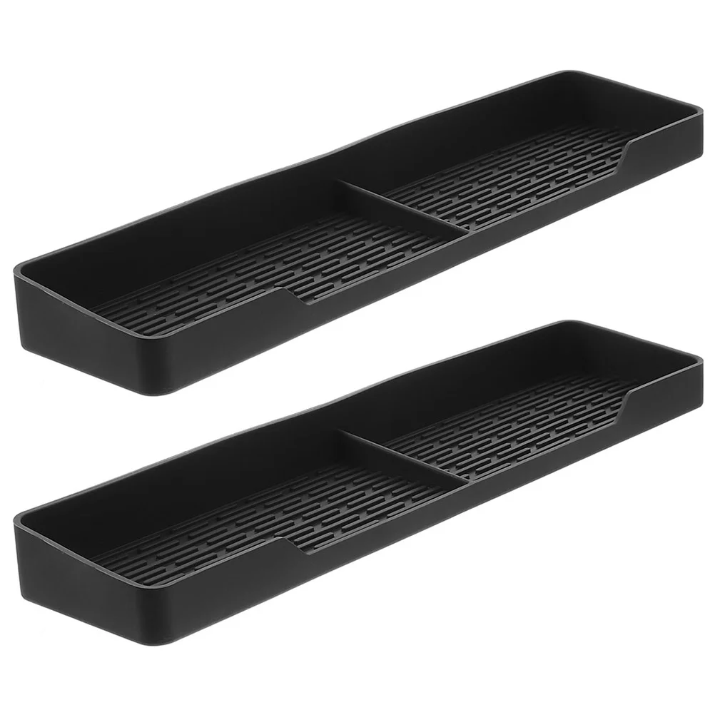 

2 Pcs Oven Rack Kitchen Stove Top Holder Household Spice Silica Gel Condiment Shelf Silicone