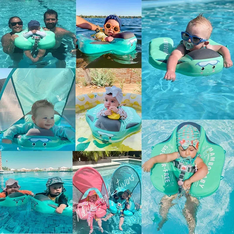 Детское плавающее кольцо Mambobaby для купания младенцев без надувания аксессуары