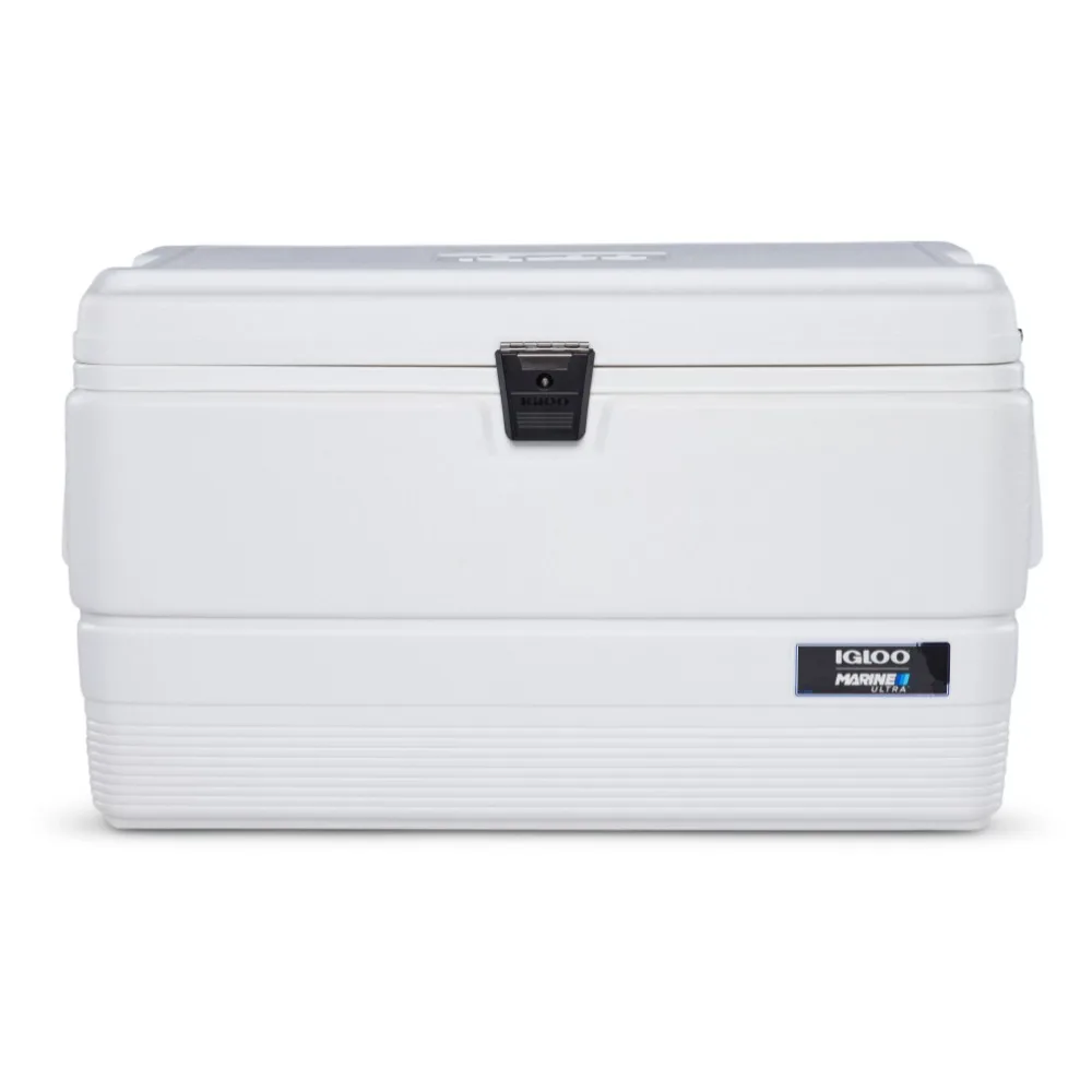 

72 QT Hard Sided Ice Chest Cooler, White