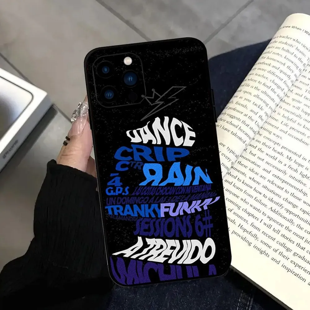Чехол для телефона Rapper T - Trueno El U Ltimo Baile iPhone 11 12 13 14 15 Pro Max Mini Plus XS XR X черный