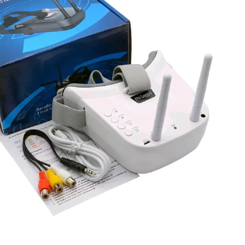 

DarwinFPV FPV Goggles VR009 5.8G Dual Antenna 40CH 3 Inch Monitor