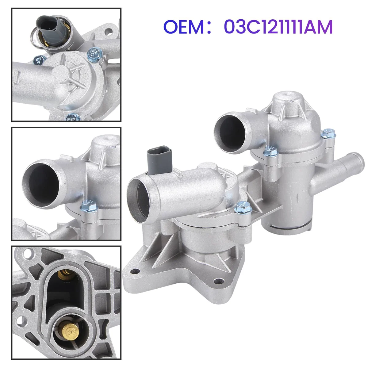 03C 121111 Контроллер термостата охлаждающей жидкости двигателя автомобиля AM