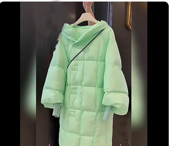 

2023 Women's Clothing Fashion sweet thickened mid-length cotton jacket Winter New