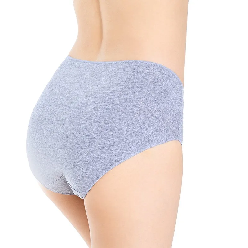 3 шт. женские бесшовные трусы из натурального хлопка |
