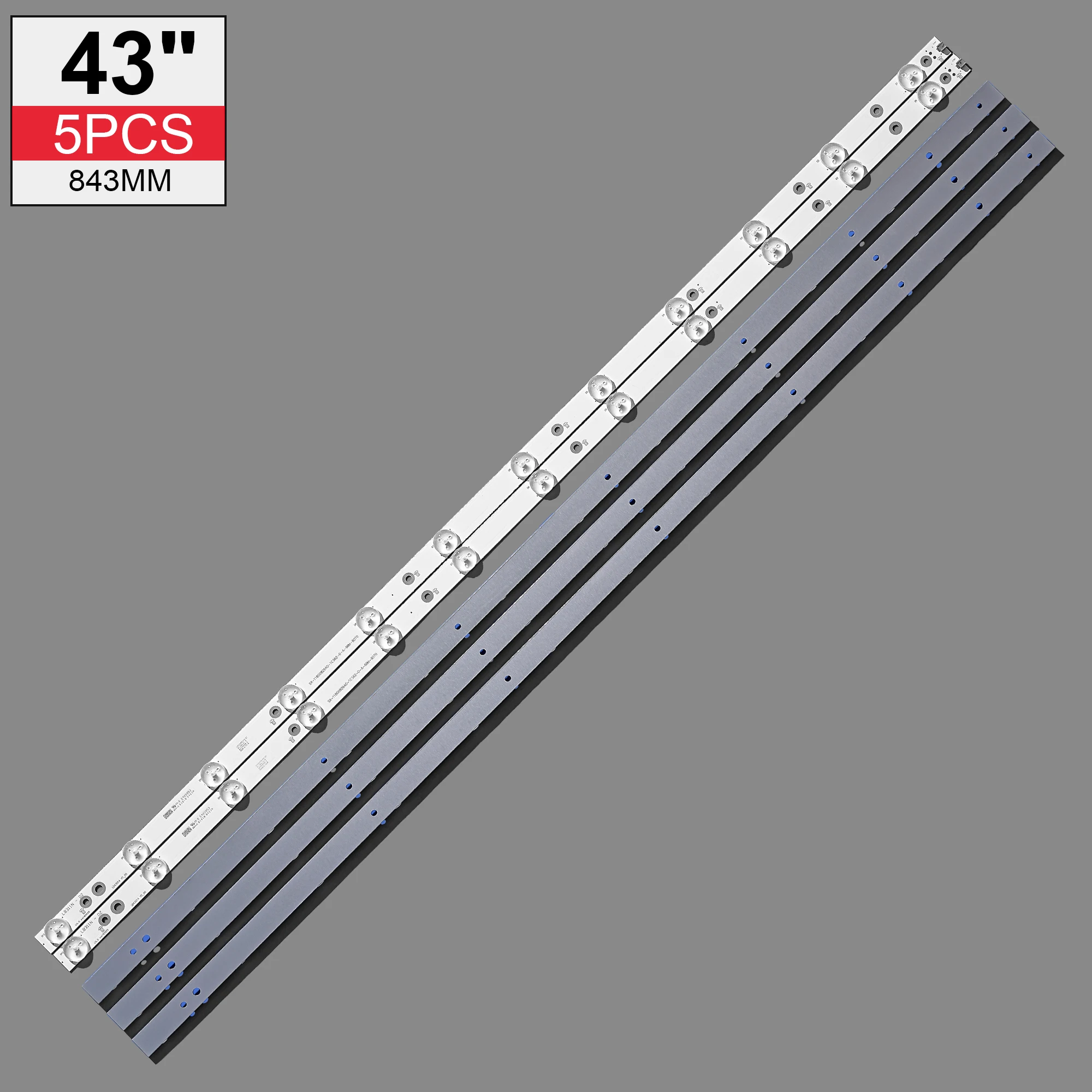 10pcs LED Backlight 12 Lamp for  Philips 43