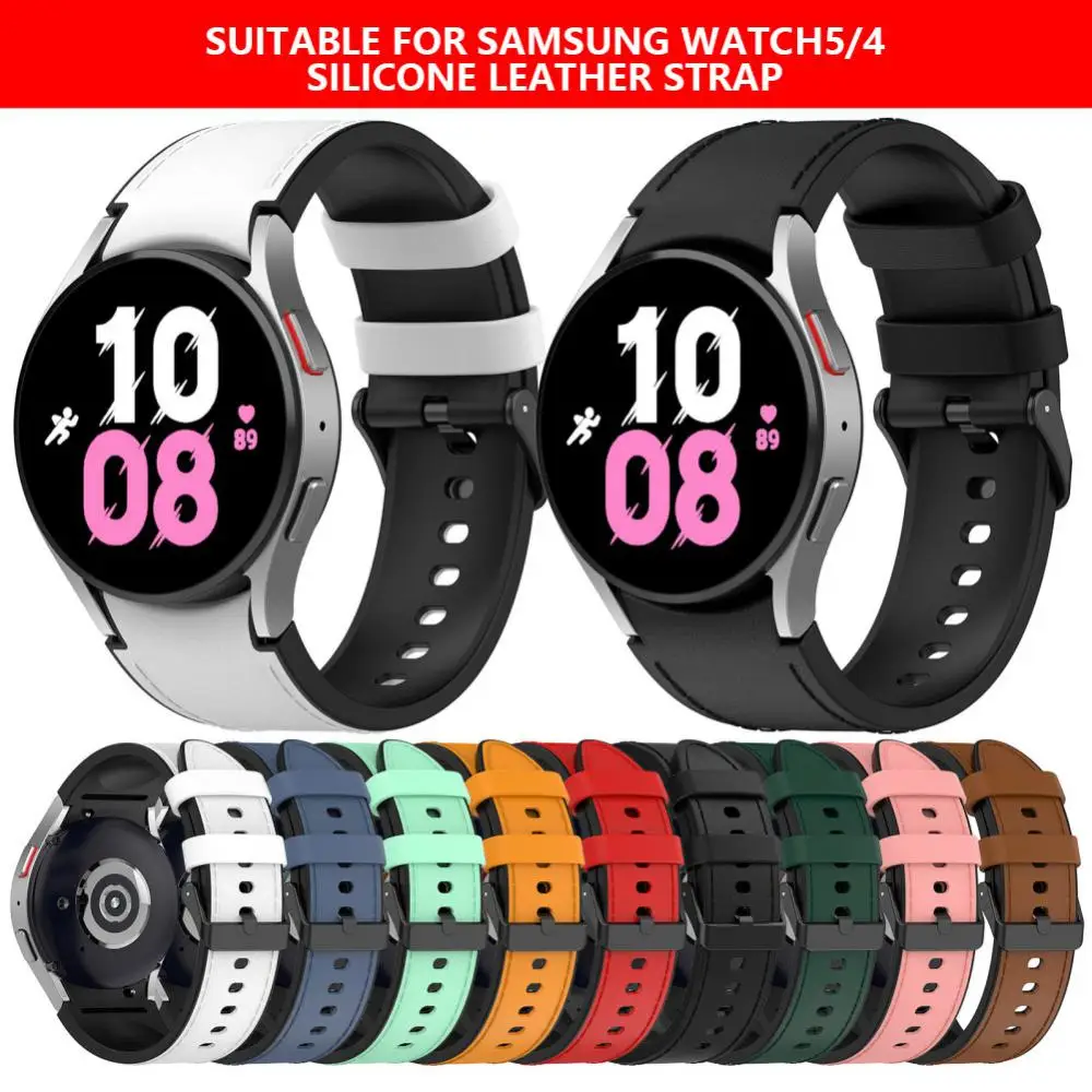 

Ремешок силиконовый для Samsung Galaxy Watch 5, водонепроницаемый браслет с защитой от пота, Смарт Аксессуары для Samsung Galaxy