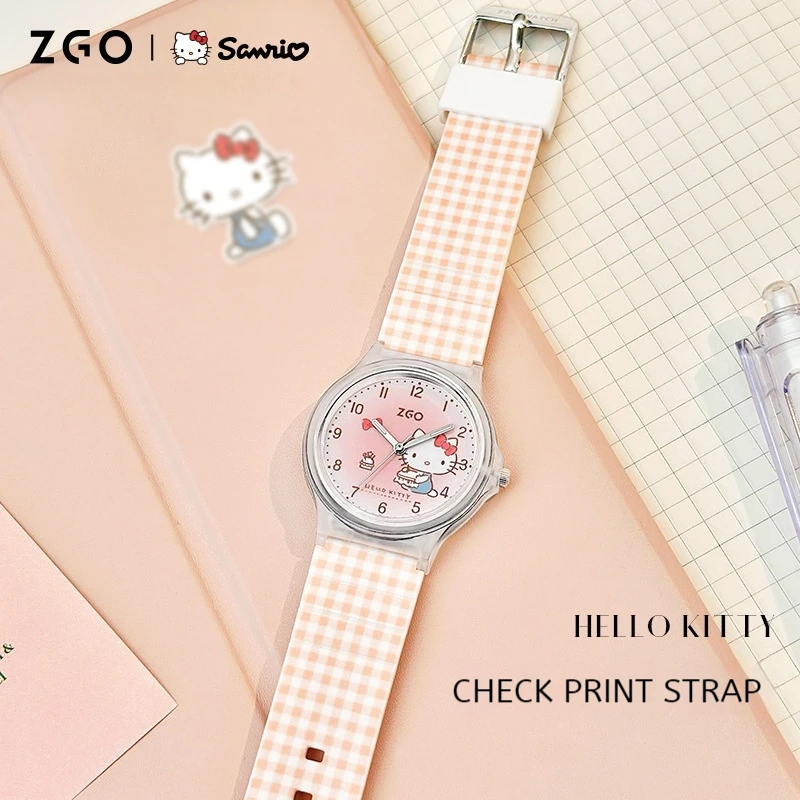 Новые милые часы HelloKittys в стиле аниме желейные с мультяшным рисунком